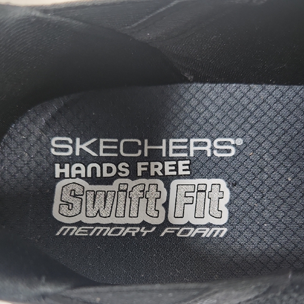 Skechers Men's Black Slip-On Shoes - Picture 5 of 8